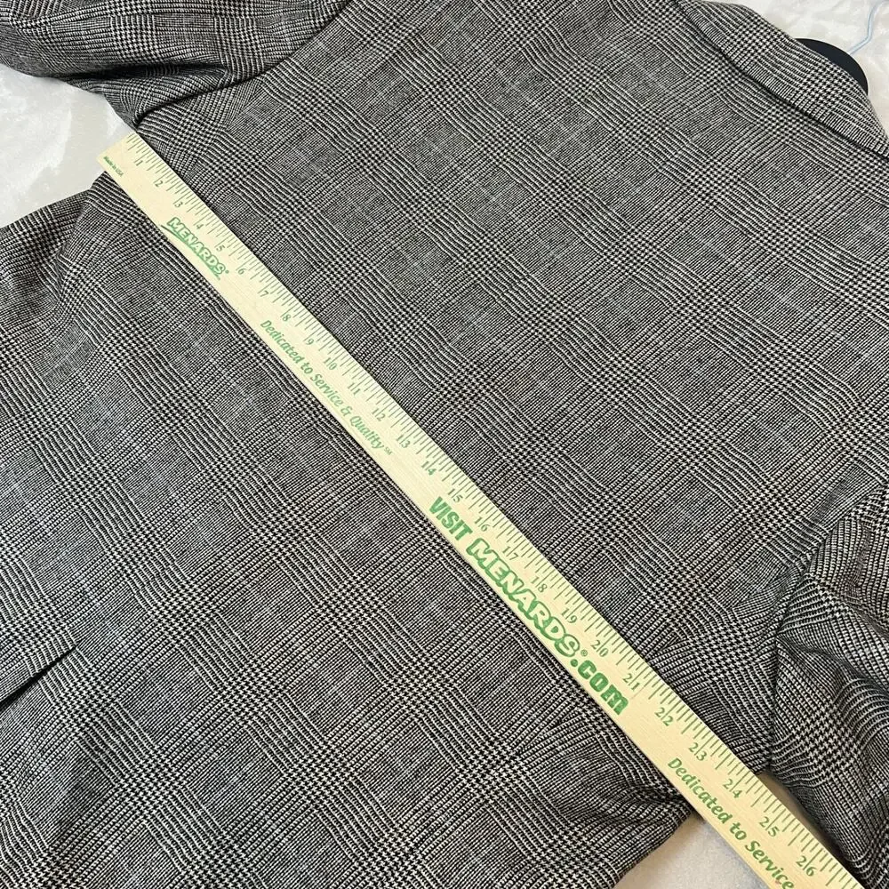 Brooks Brothers 1818 Madison Blazer Mens 50XL Glen Plaid Wool Loro‎ Piana Preppy